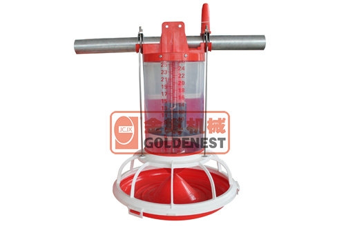 桶式計量種雞料盤-自動放料裝置